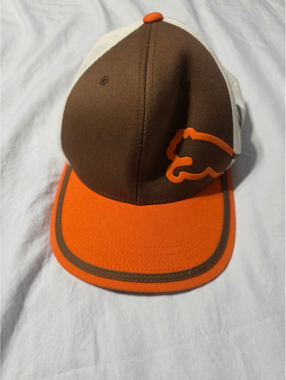 Brown Orange Puma hat
